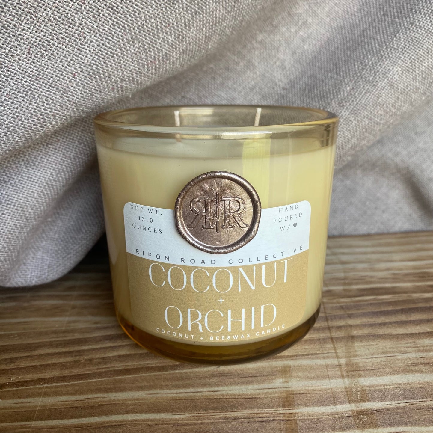 Coconut + Orchid Scented Candle
