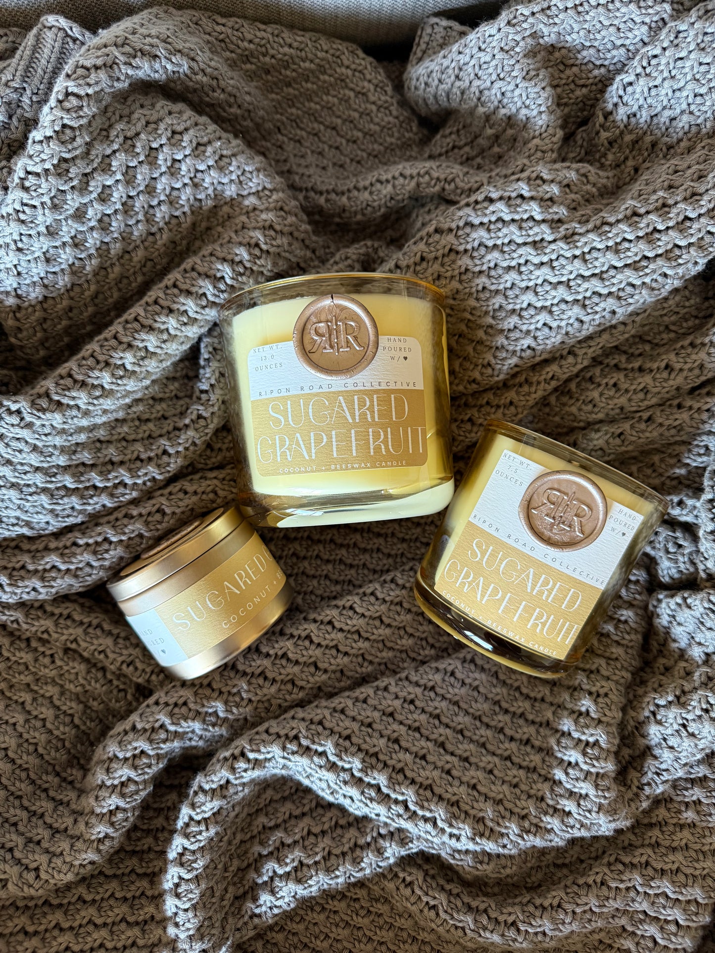 Sugared Grapefruit Scented Candle