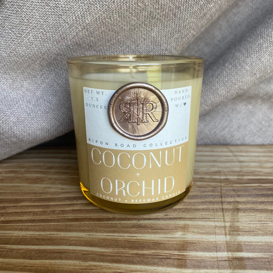 Coconut + Orchid Scented Candle